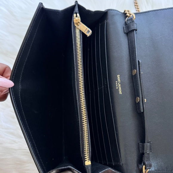 Yves Saint Laurent Patent Leather Tortoise Kate Chain Bag - Picture 5 of 5